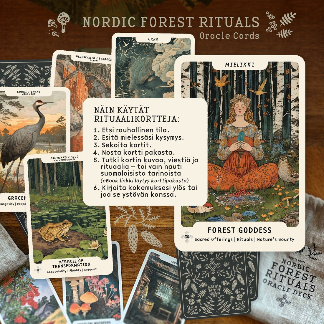 Korttien tarina + suomenkielisen oppaan julkaisu!