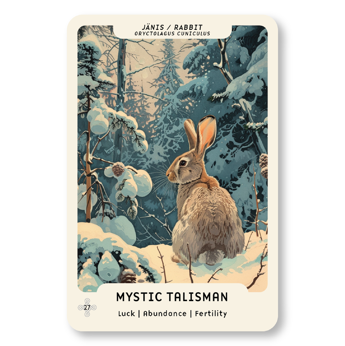 Nordic Forest Rituals Oracle Cards - inspiroivat suomalaiset rituaalikortit