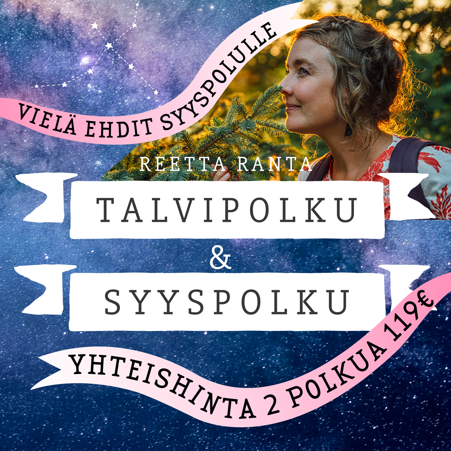 Kaksi polkua tarjous ⌘ Talvipolku ja Syyspolku