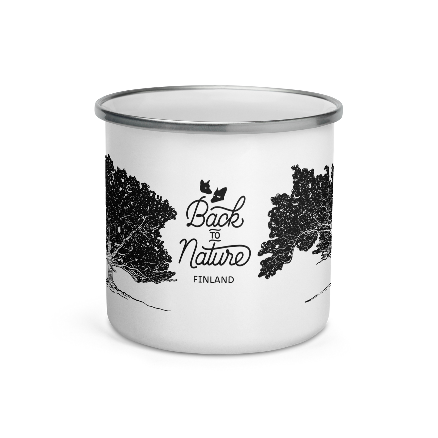 Enamel Mug The Oak of Paavola