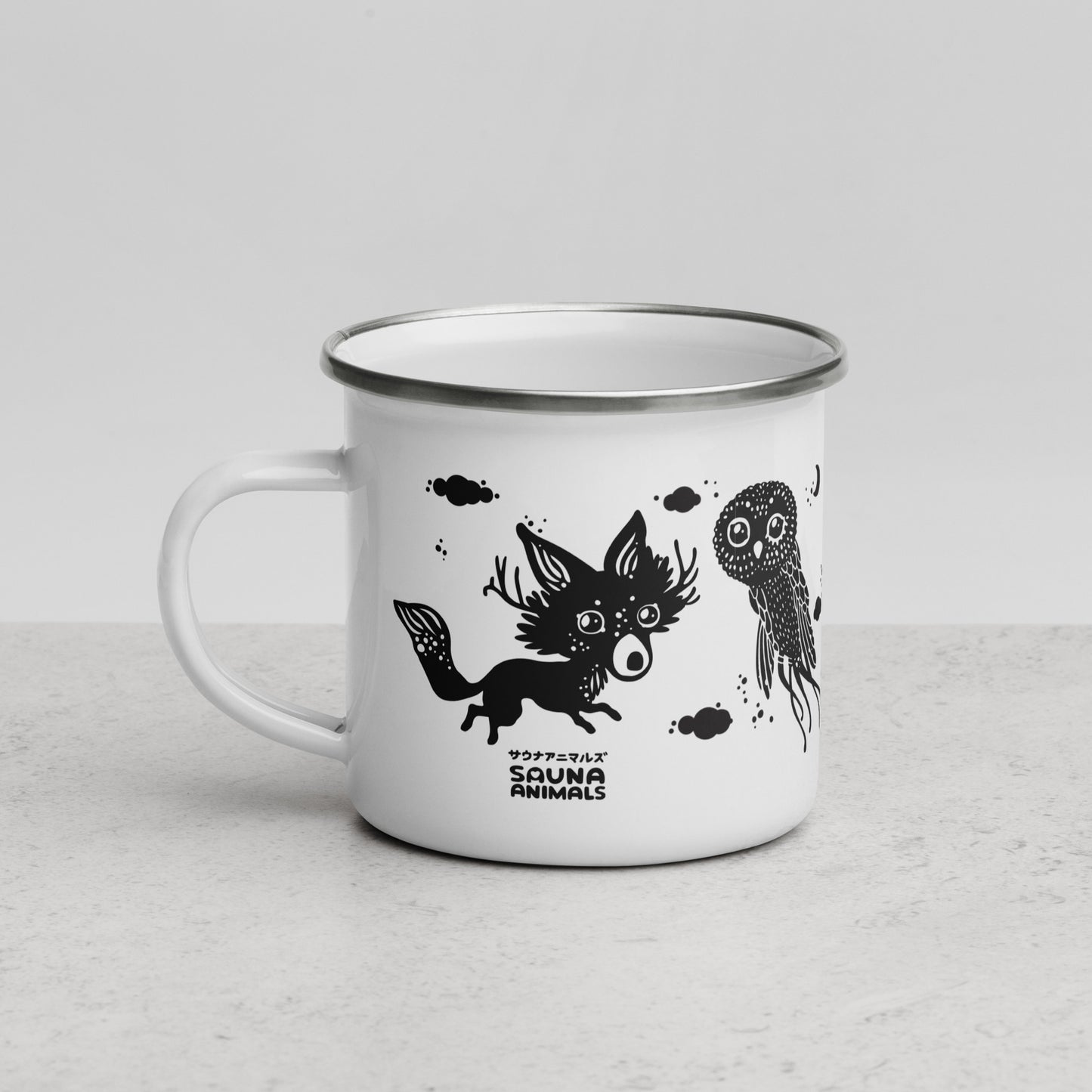 Sauna Animals Enamel Mug I