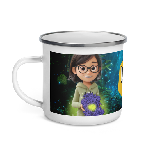 Lee's Lab Glowing Jungle Enamel Mug