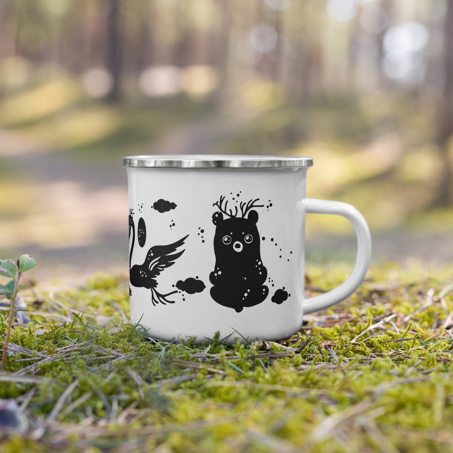 Sauna Animals Enamel Mug I