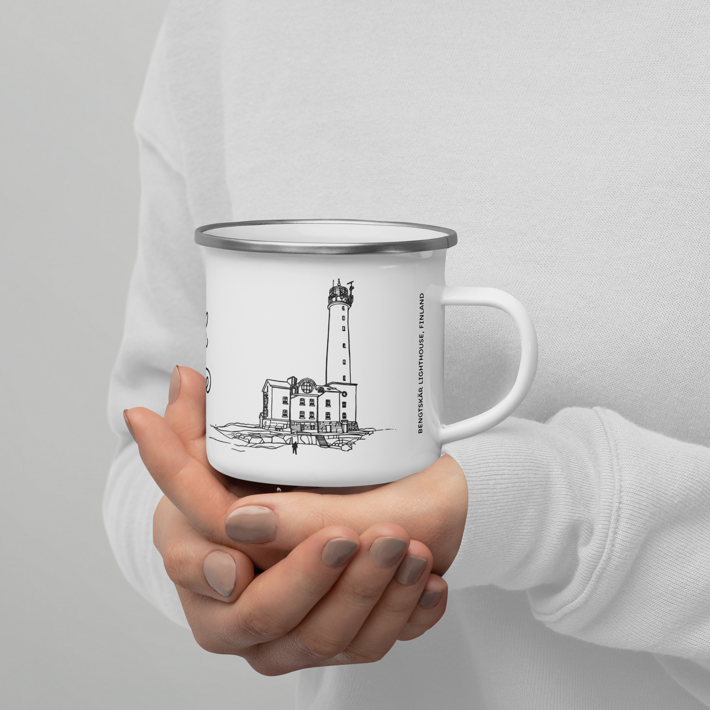 Enamel Mug Bengtskär Lighthouse