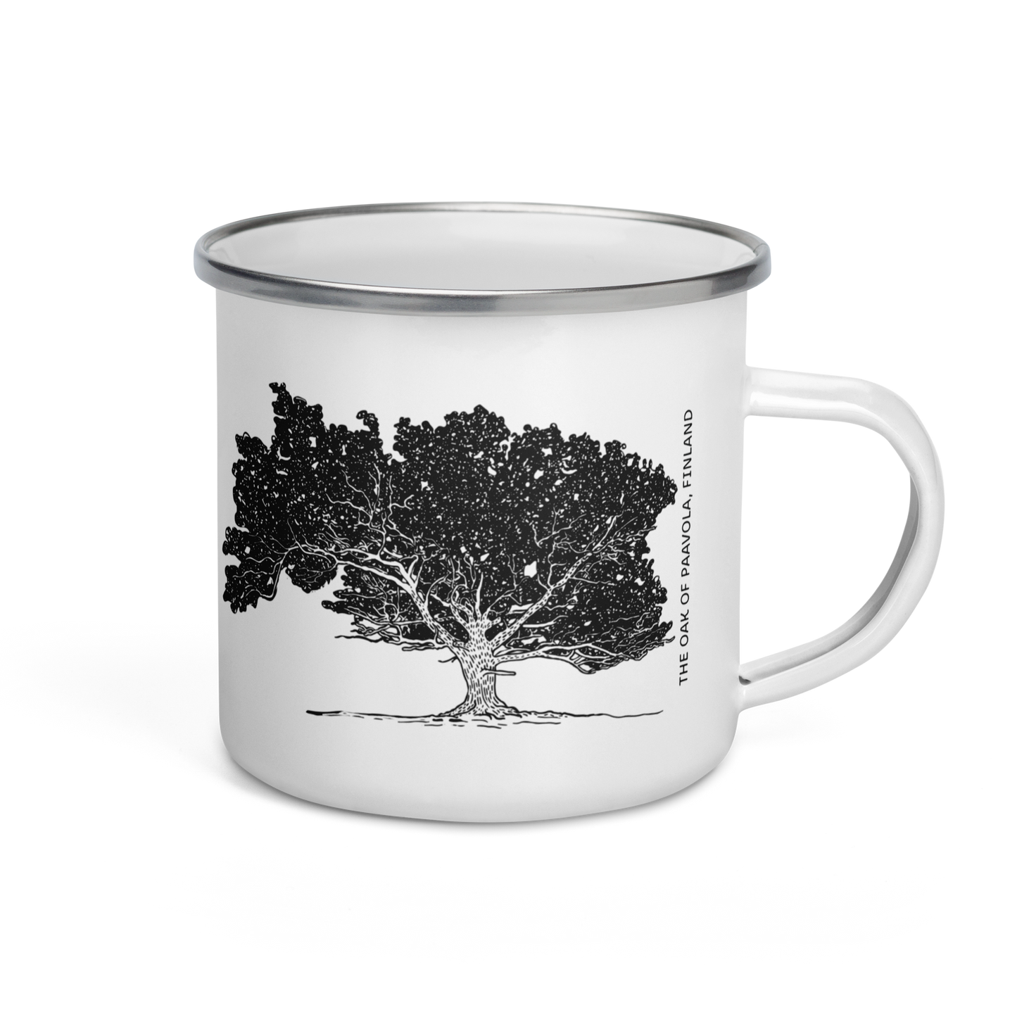 Enamel Mug The Oak of Paavola
