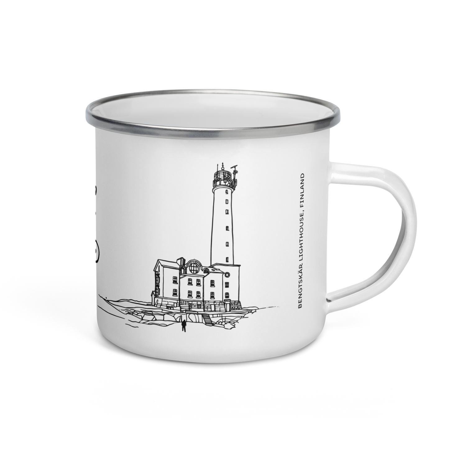 Enamel Mug Bengtskär Lighthouse