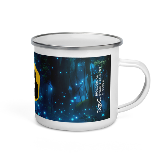 Lee's Lab Glowing Jungle Enamel Mug