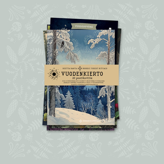 10 Postikorttia