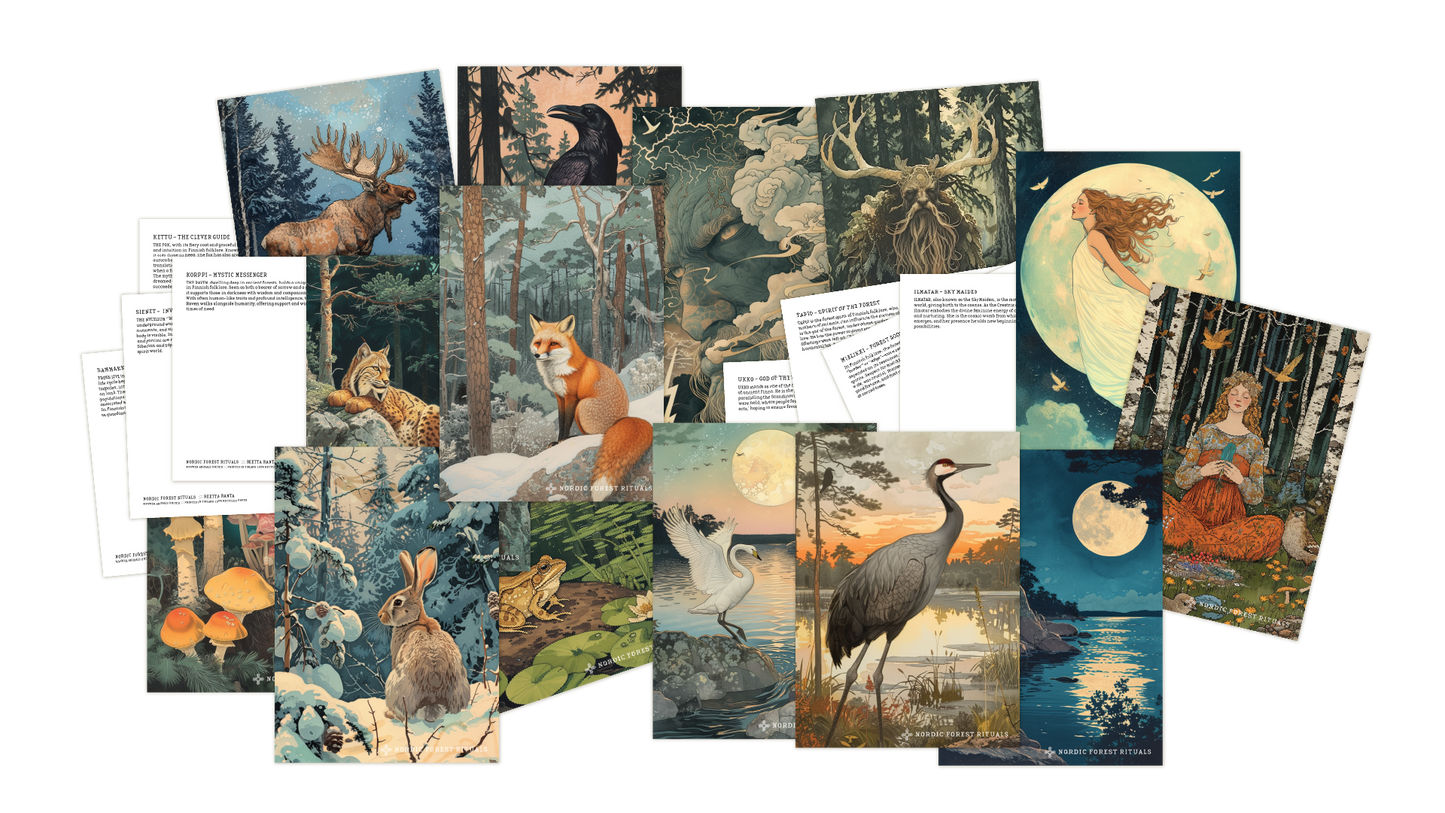 Nordic Forest Rituals postcards