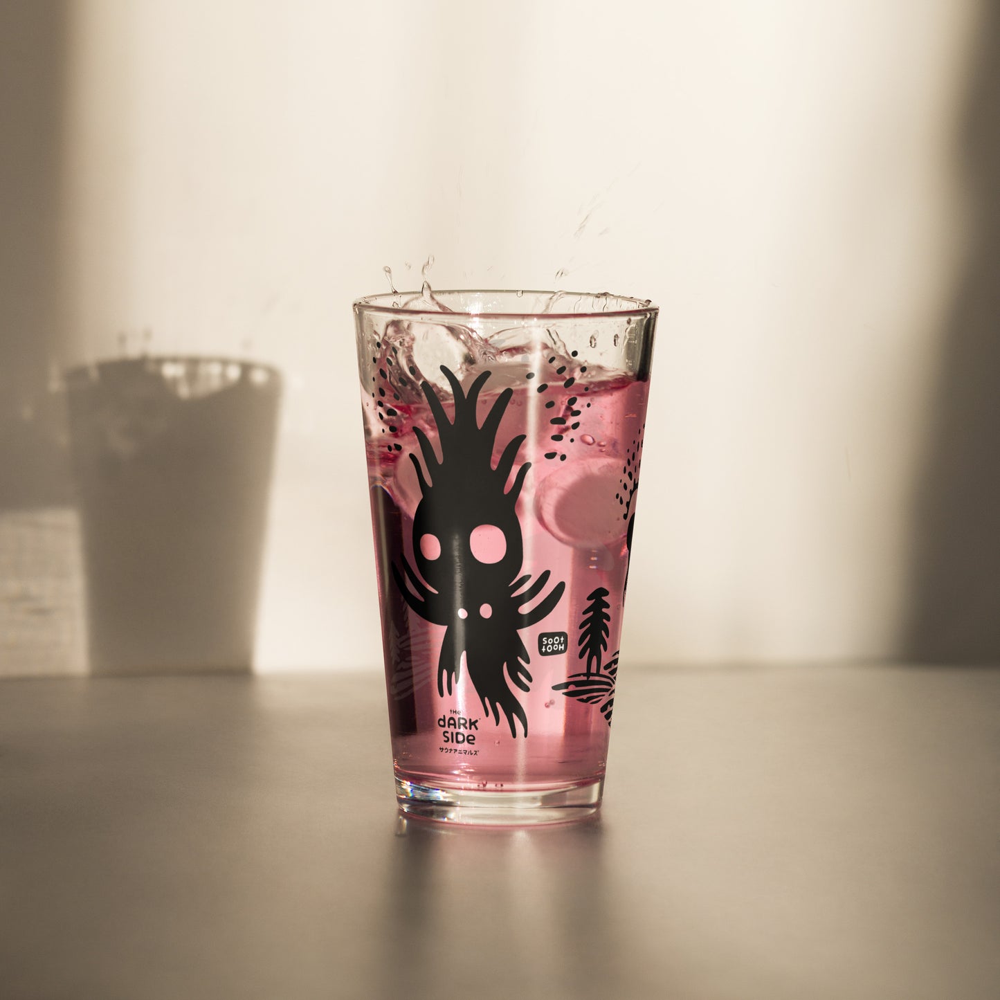SootHoot Owl Spirit Drinking glass