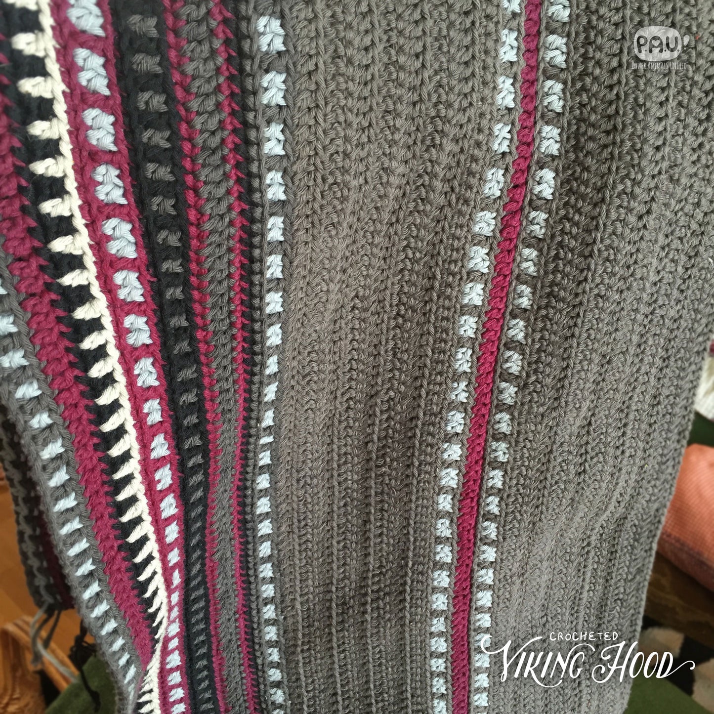 Viikinkihuppu Back to Nature - virkkausohje