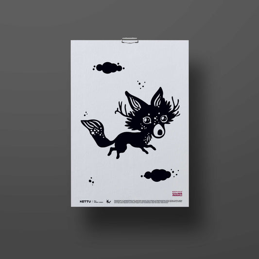 Sauna Animals -juliste (A3)