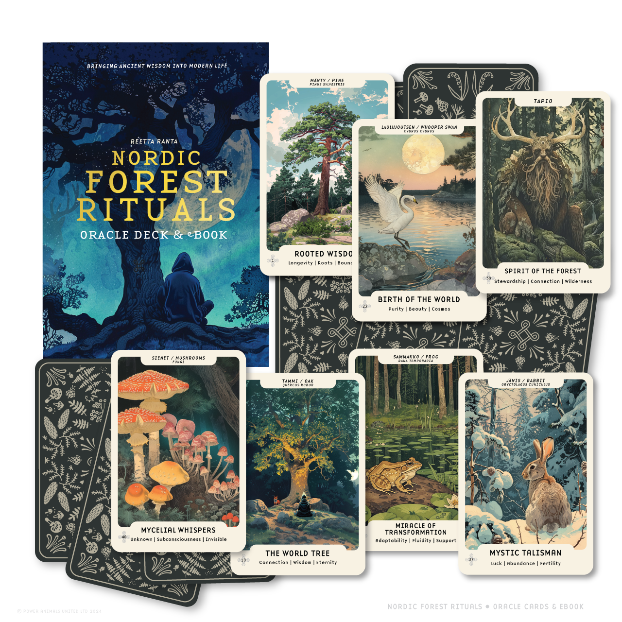 Nordic Forest Rituals Oracle Cards