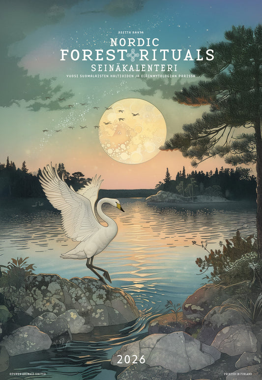 2026 seinäkalenteri / wall calendar ⌘ Nordic Forest Rituals