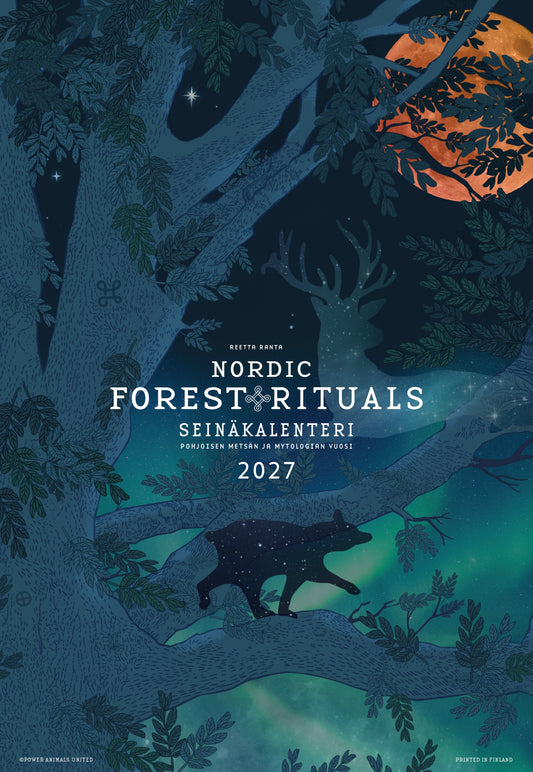 2027 seinäkalenteri / wall calendar ⌘ Nordic Forest Rituals