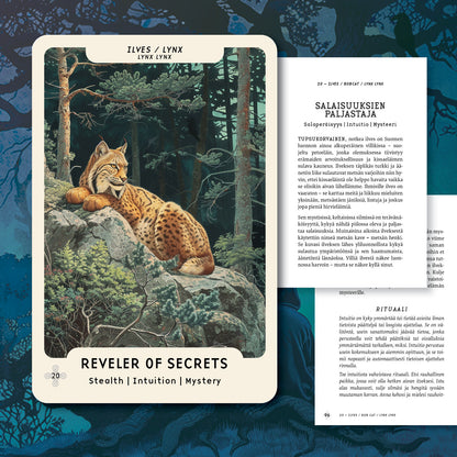 Nordic Forest Rituals Oracle Cards - inspiroivat suomalaiset rituaalikortit
