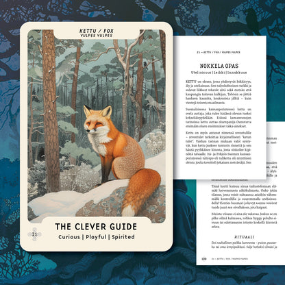 Nordic Forest Rituals Oracle Cards - inspiroivat suomalaiset rituaalikortit