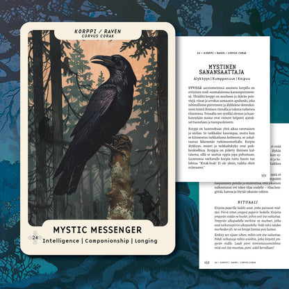 Nordic Forest Rituals Oracle Cards - inspiroivat suomalaiset rituaalikortit