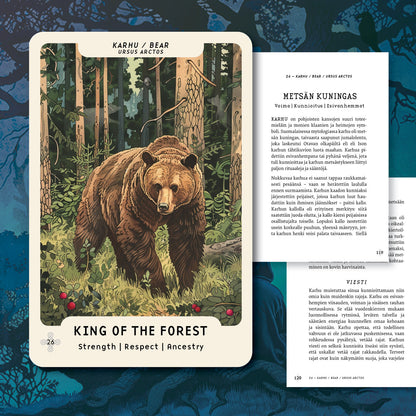 Nordic Forest Rituals Oracle Cards - inspiroivat suomalaiset rituaalikortit