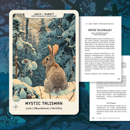 Nordic Forest Rituals Oracle Cards - inspiroivat suomalaiset rituaalikortit