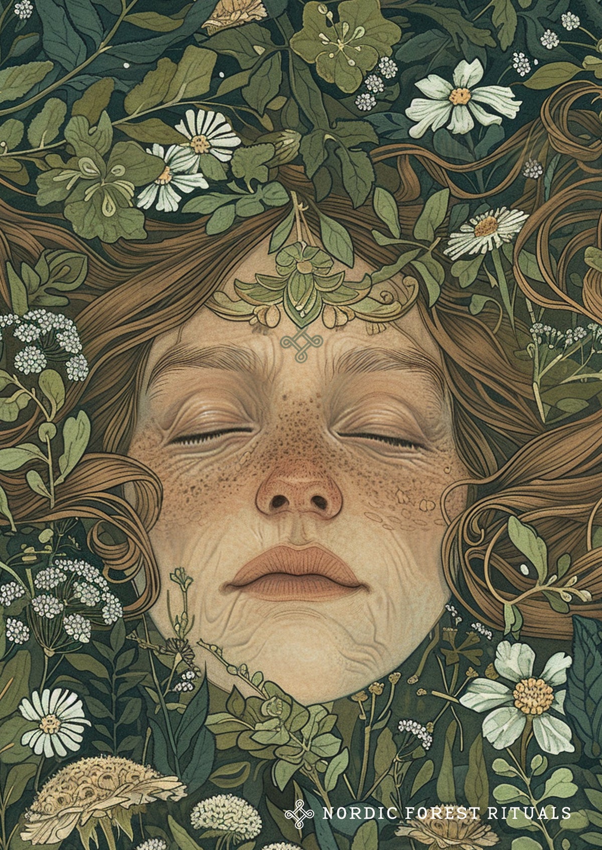Nordic Forest Rituals postcards