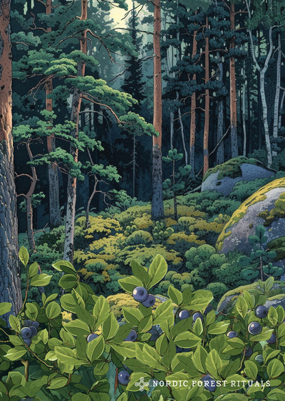 Nordic Forest Rituals postcards