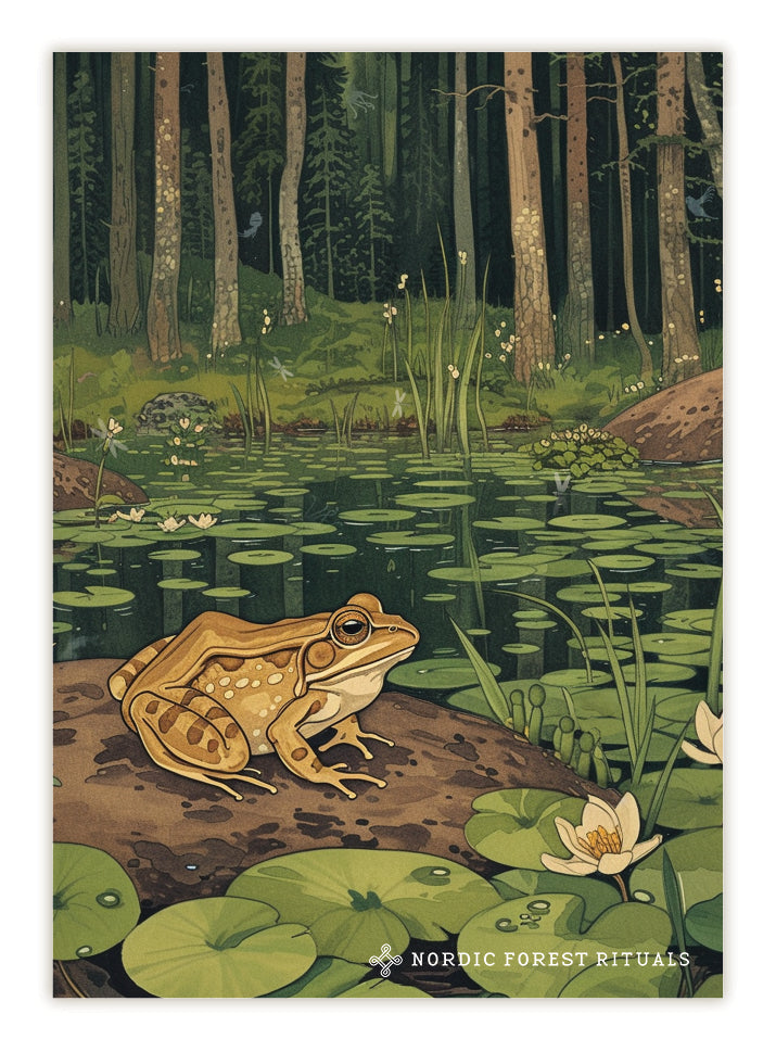 Nordic Forest Rituals 14 postcards set