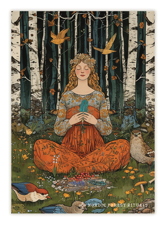 Nordic Forest Rituals postcards