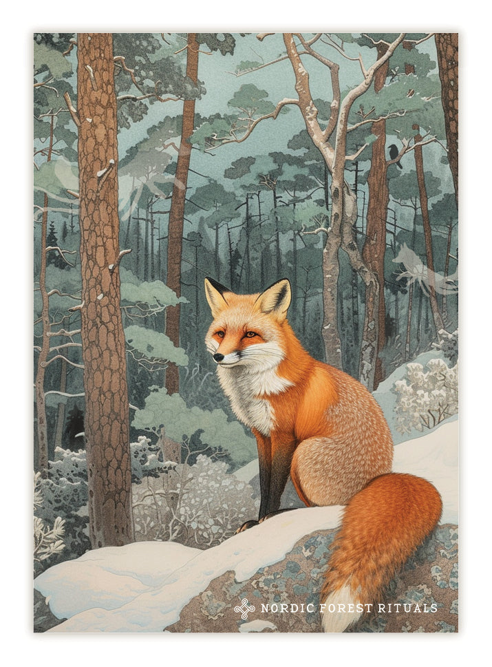 Nordic Forest Rituals 14 postcards set