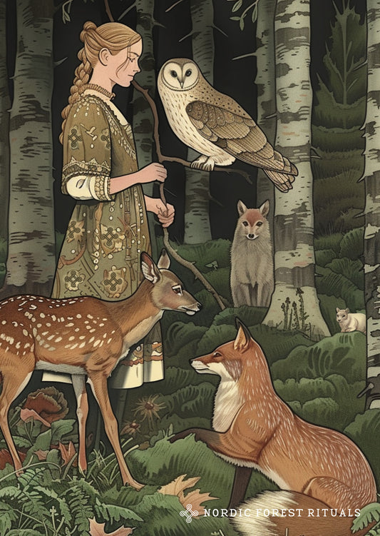 Nordic Forest Rituals postcards