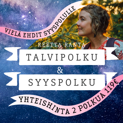 Kaksi polkua tarjous ⌘ Talvipolku ja Syyspolku