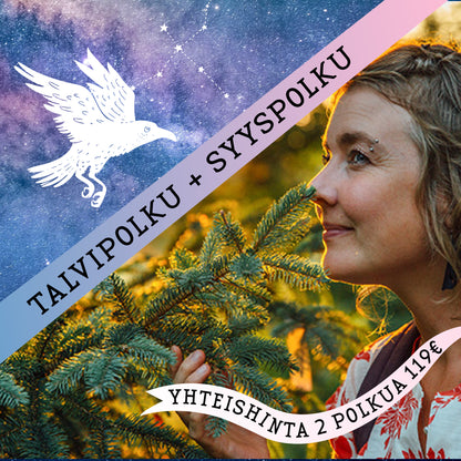 Kaksi polkua tarjous ⌘ Talvipolku ja Syyspolku