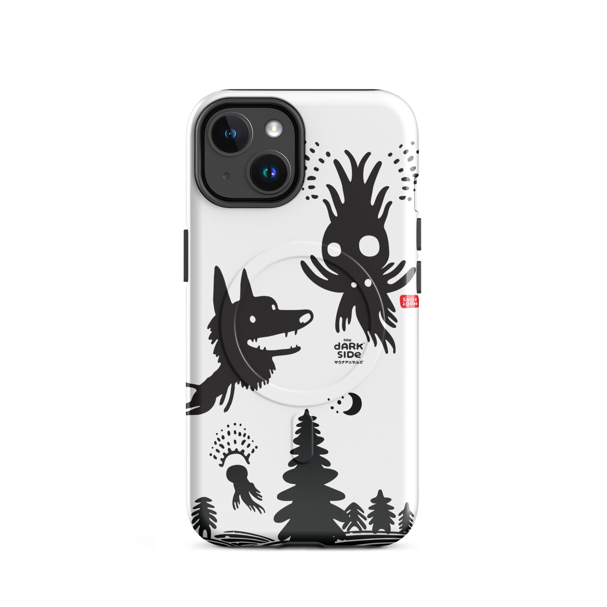 Dark Side – MagSafe® tough case for iPhone® – Sauna Animals Dark Side – MagSafe® tough case for iPhone® – Sauna Animals