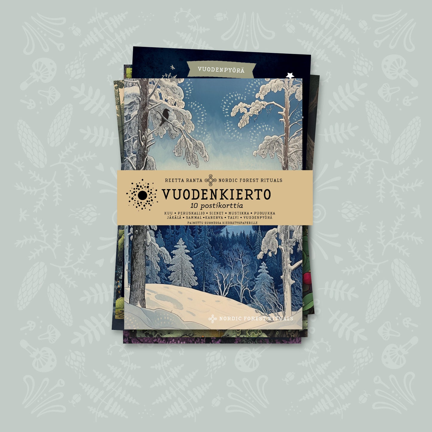 10 Postikorttia