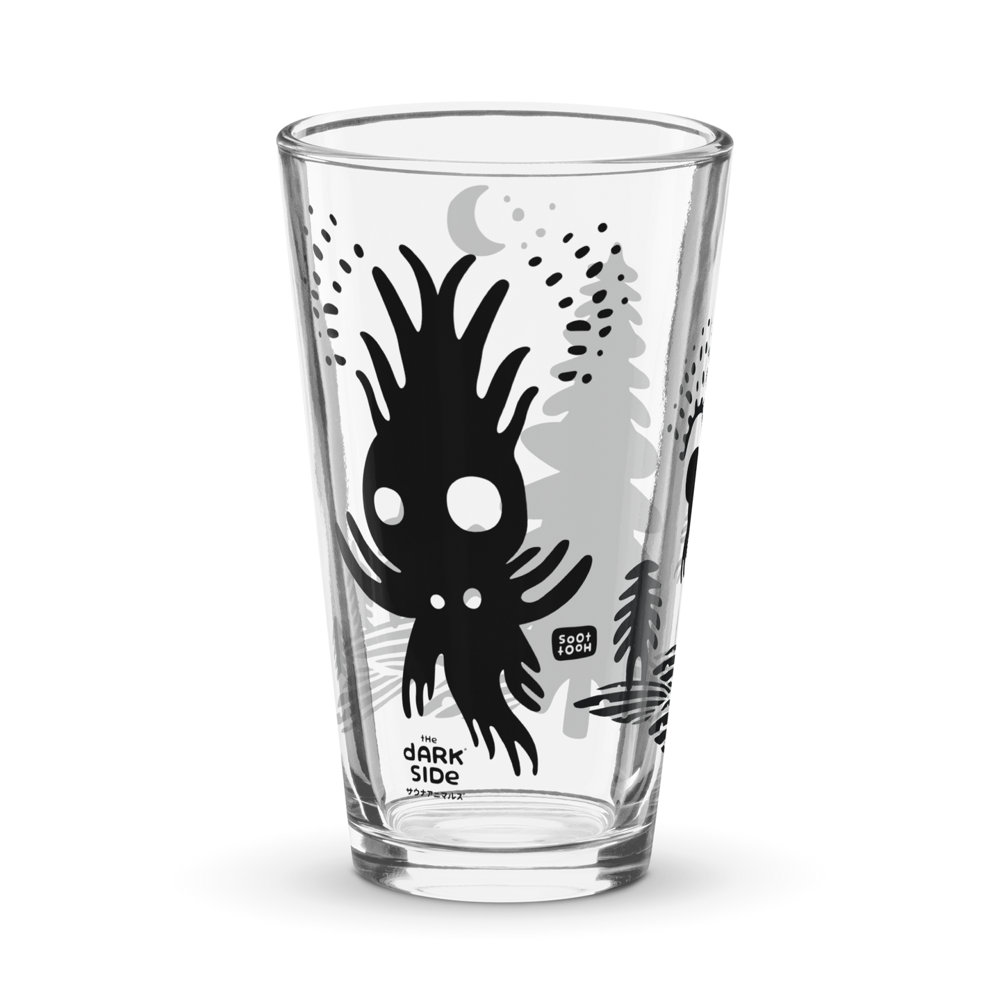 SootHoot Owl Spirit Drinking glass
