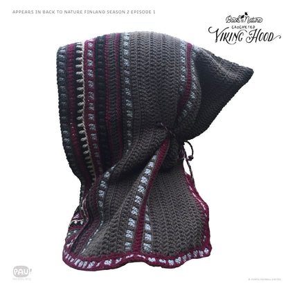 Viking Hood Back to Nature - DIY crocheting pattern (digital download)