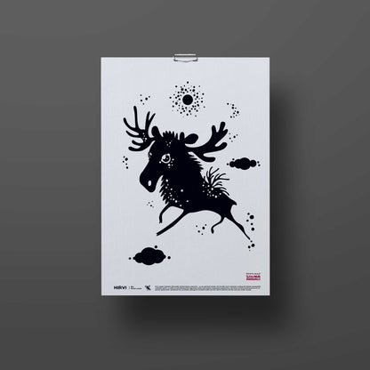 Sauna Animals -juliste (A3)