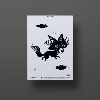 Sauna Animals -juliste (A3)