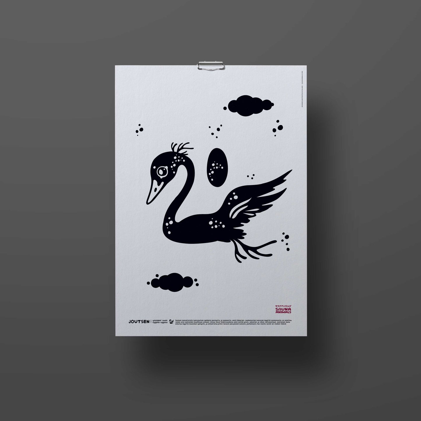 Sauna Animals -juliste (A3)