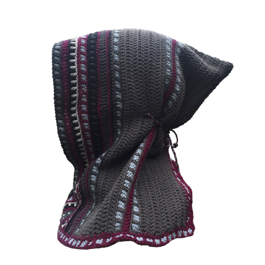 Viking Hood Back to Nature - DIY crocheting pattern (digital download)